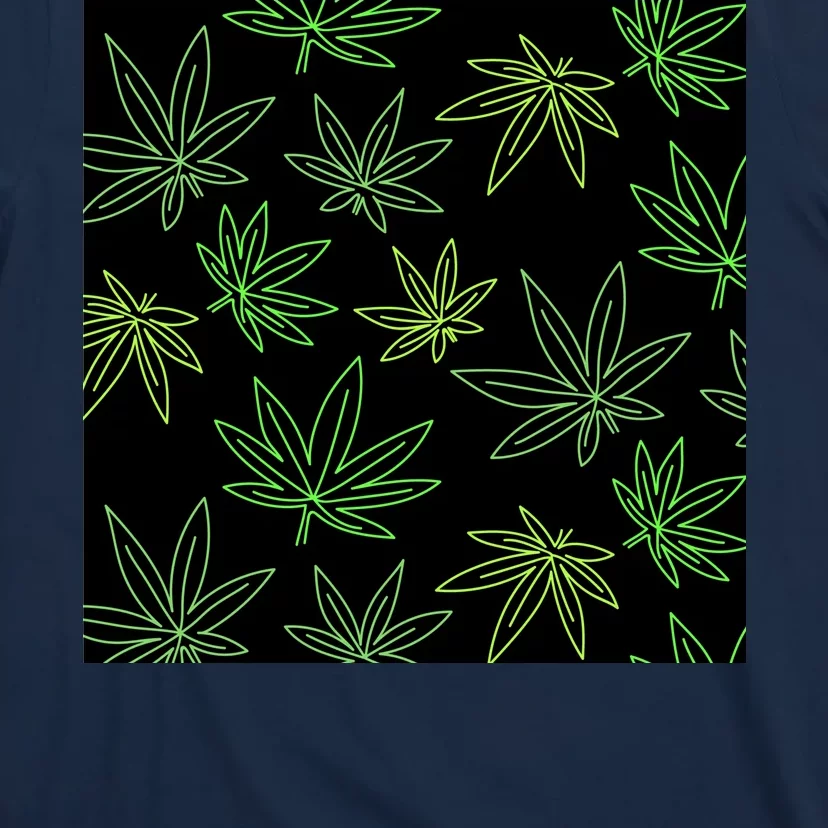 Cannabis Pattern T-Shirt