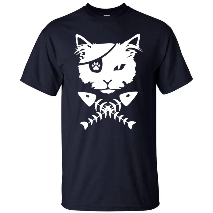 Cute pirate cat funny Tall T-Shirt