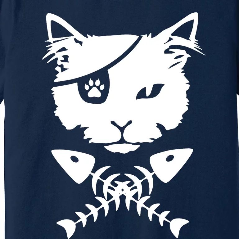 Cute pirate cat funny Premium T-Shirt