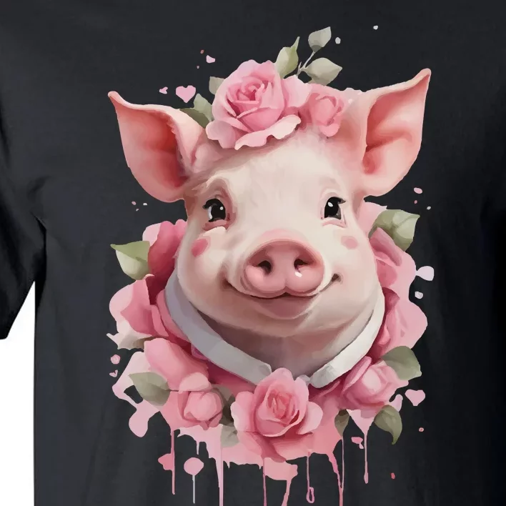 Cute Pig Tall T-Shirt