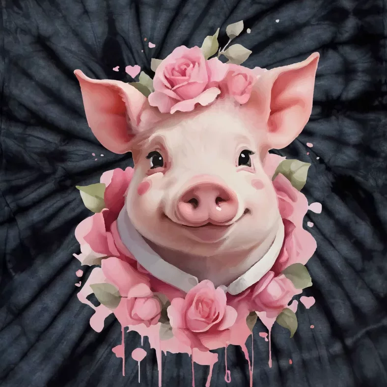 Cute Pig Tie-Dye T-Shirt