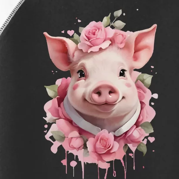 Cute Pig Toddler Fine Jersey T-Shirt