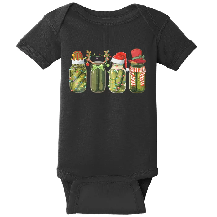 Christmas Pickle Canning Season Pickle Lovers Baby Bodysuit