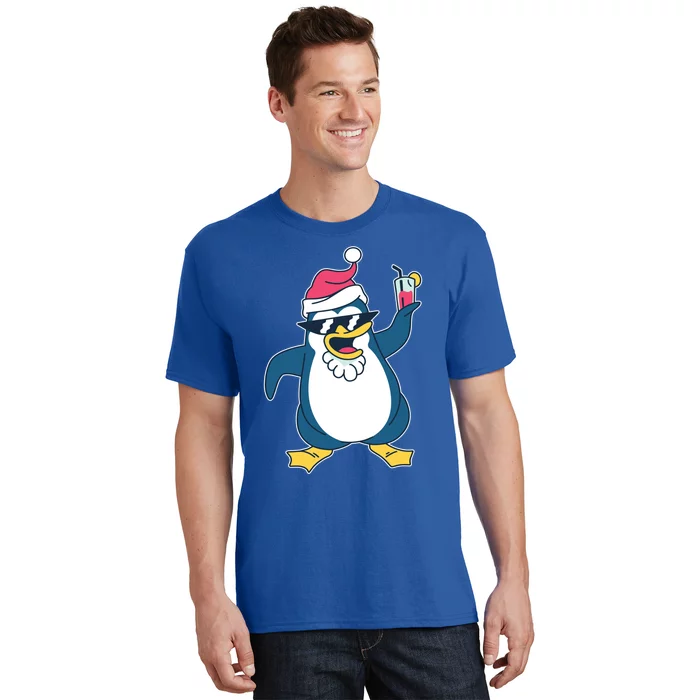 Christmas Penguin Cheers Gift T-Shirt