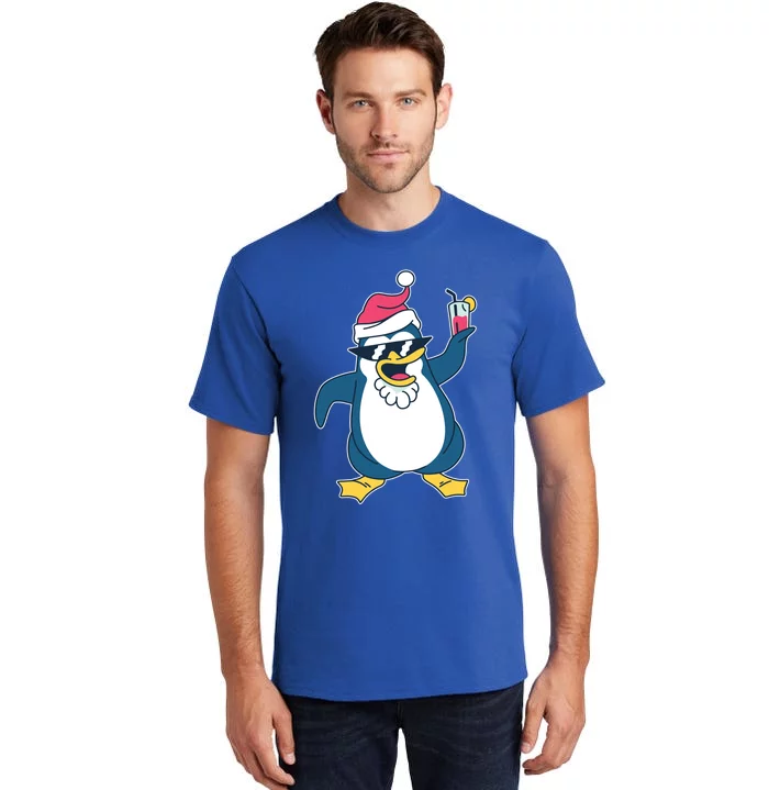 Christmas Penguin Cheers Gift Tall T-Shirt