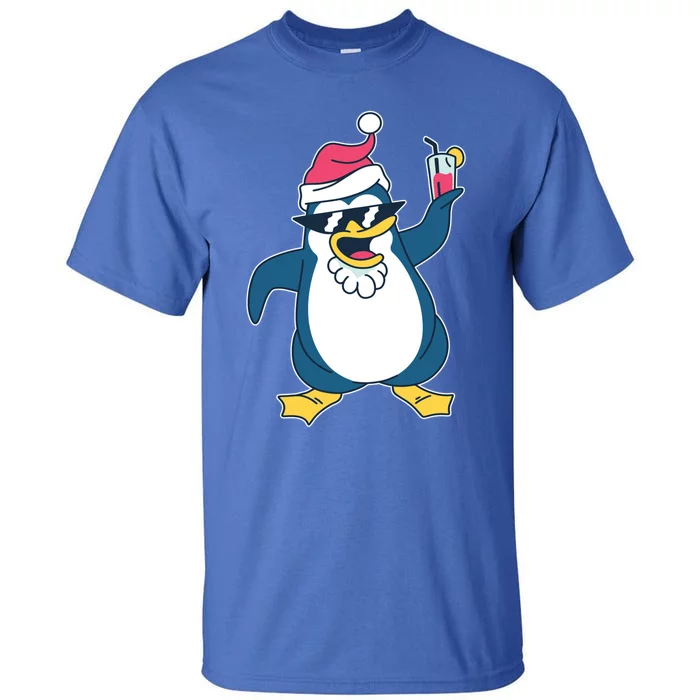 Christmas Penguin Cheers Gift Tall T-Shirt