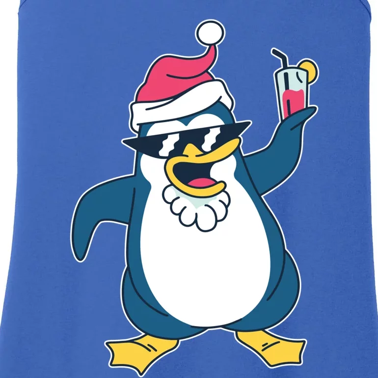 Christmas Penguin Cheers Cool Gift Ladies Essential Tank