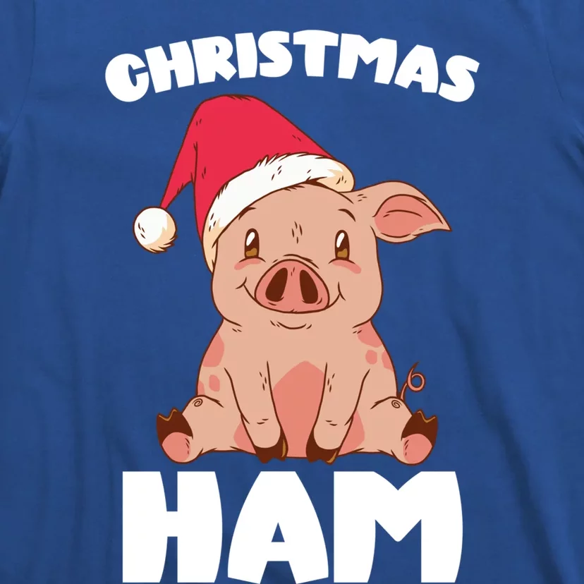 Christmas Pig Christmas Ham Cute Santa Pig Funny Christmas Gift T-Shirt