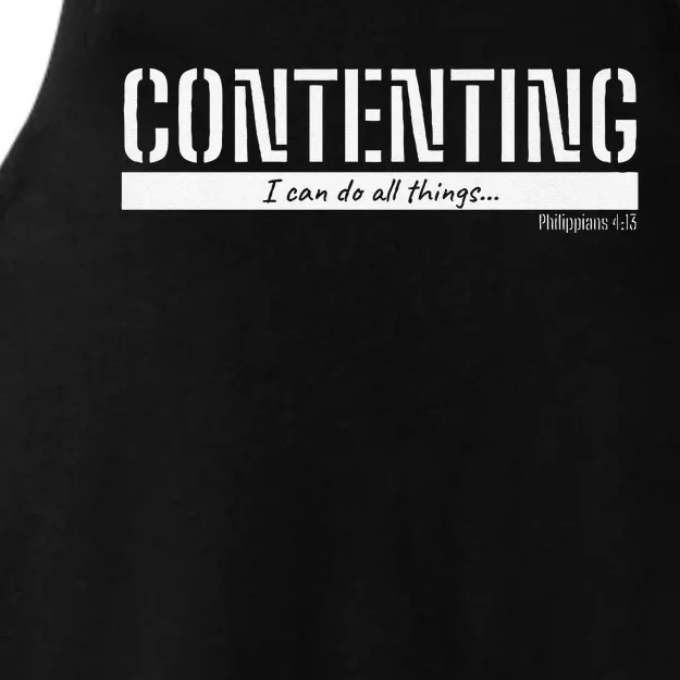 Contenting Premium Ladies Tri-Blend Wicking Tank