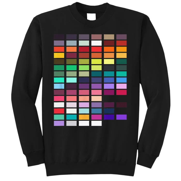 Color Palette Tall Sweatshirt