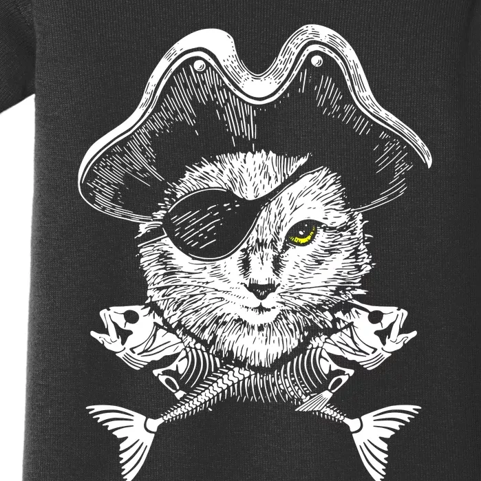 Cat Pirate Baby Bodysuit