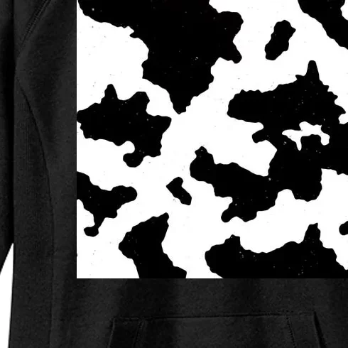 Cow Pattern Women's Fleece Hoodie