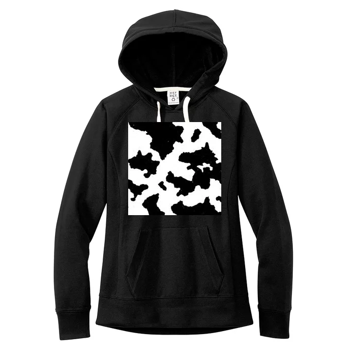 Cow Pattern Women's Fleece Hoodie