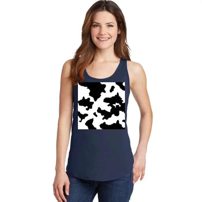 Cow Pattern Ladies Essential Tank