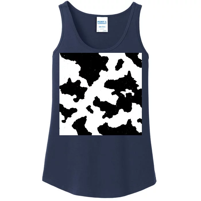 Cow Pattern Ladies Essential Tank