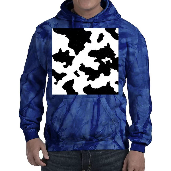 Cow Pattern Tie Dye Hoodie