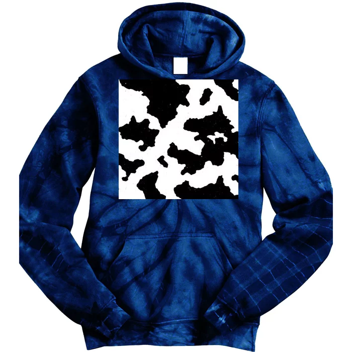 Cow Pattern Tie Dye Hoodie