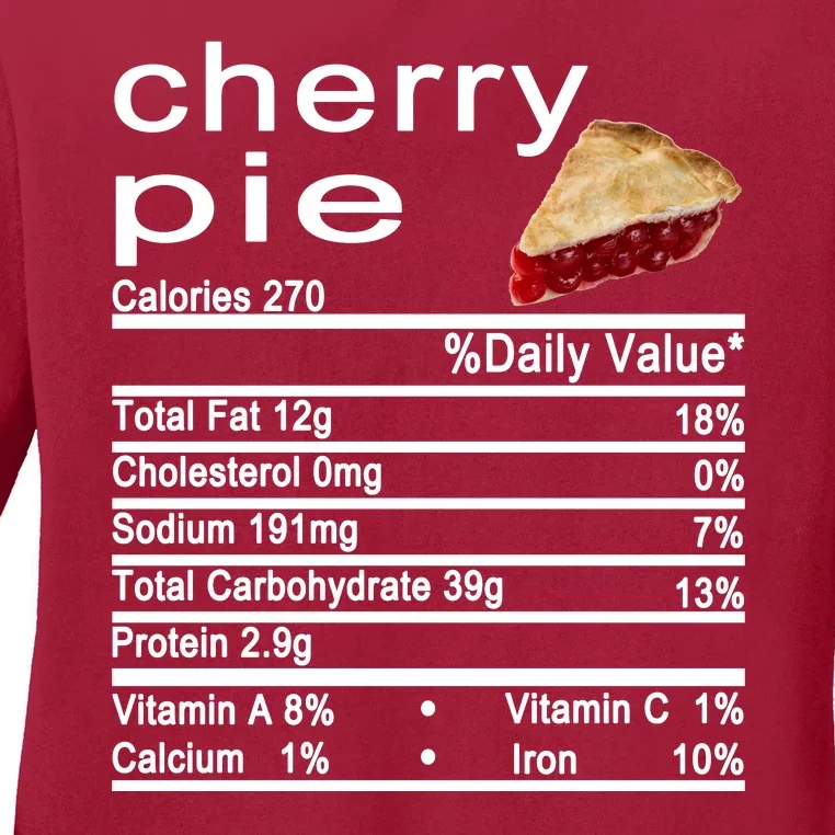 Cherry Pie Ladies Long Sleeve Shirt