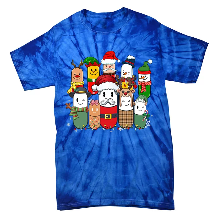 Christmas Pharmacy Crew Costume Christmas Vibes Tees Funny Gift Tie-Dye T-Shirt