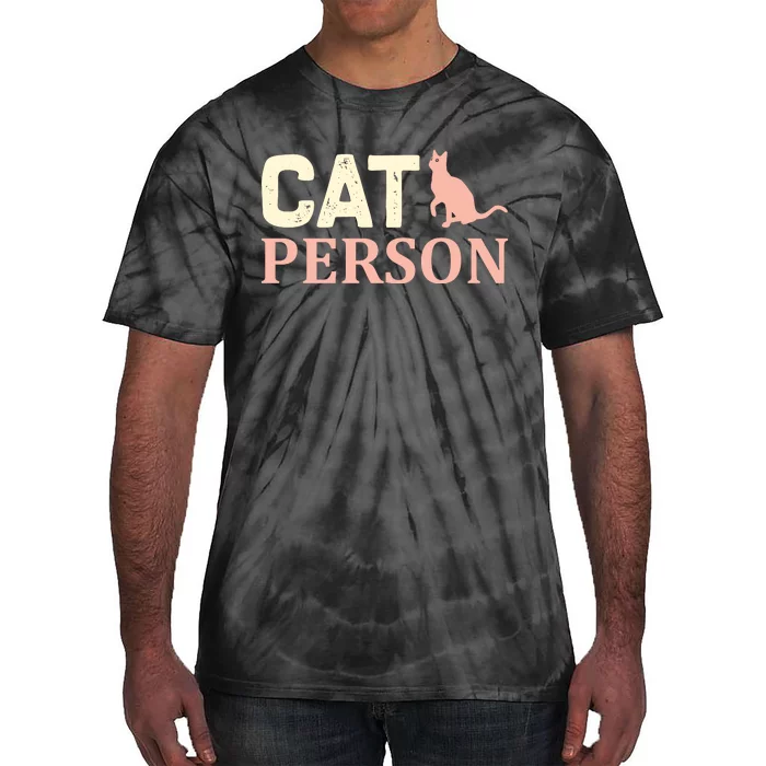 Cat Persom Tie-Dye T-Shirt