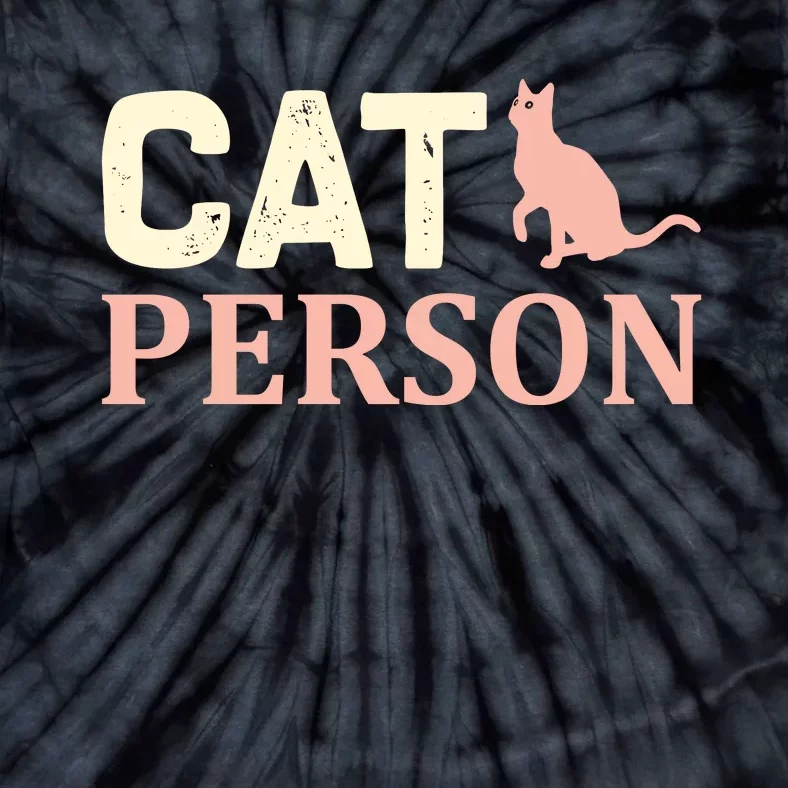 Cat Persom Tie-Dye T-Shirt