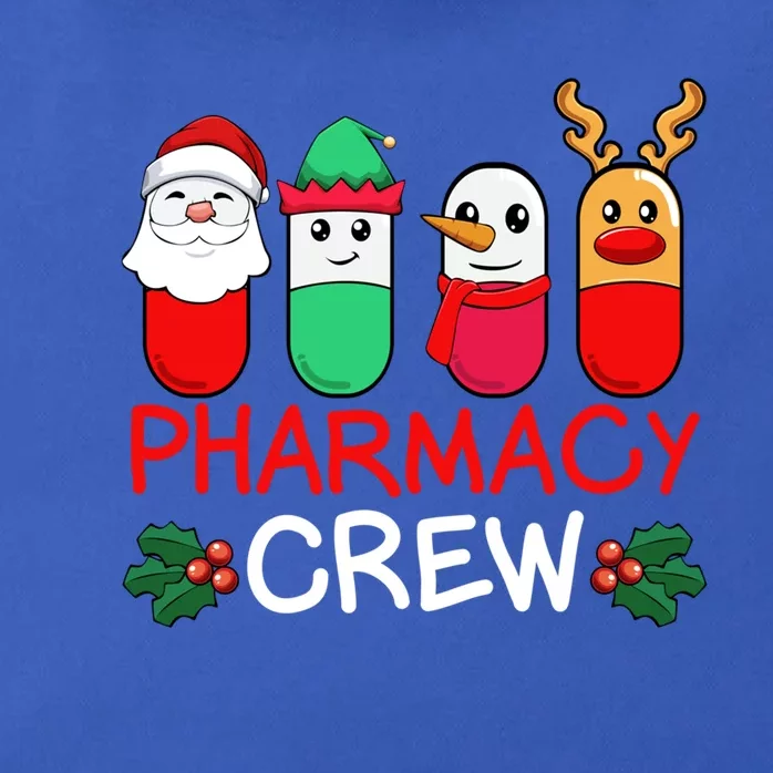 Christmas Pharmacy Crew Pharmacist Santa Snow Pills Xmas Gift Zip Tote Bag