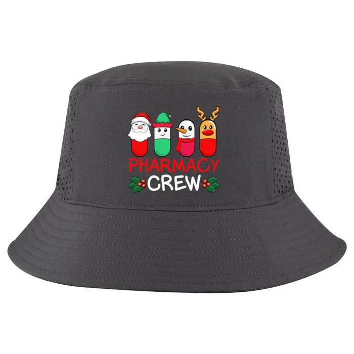 Christmas Pharmacy Crew Pharmacist Santa Snow Pills Xmas Gift Cool Comfort Performance Bucket Hat