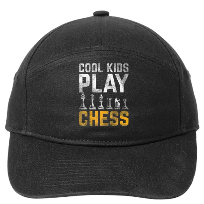 Cool Play Chess 7-Panel Snapback Hat