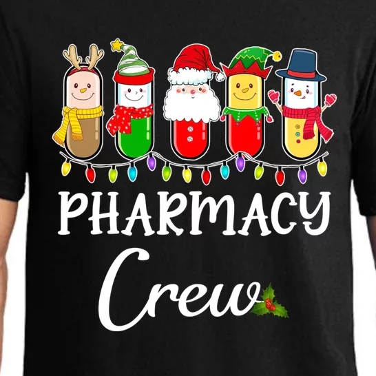 Christmas Pharmacy Crew Santa Reindeer Costume Pharmacist Gift Pajama Set