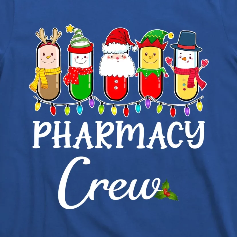 Christmas Pharmacy Crew Santa Reindeer Costume Pharmacist Gift T-Shirt