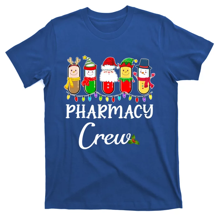 Christmas Pharmacy Crew Santa Reindeer Costume Pharmacist Gift T-Shirt