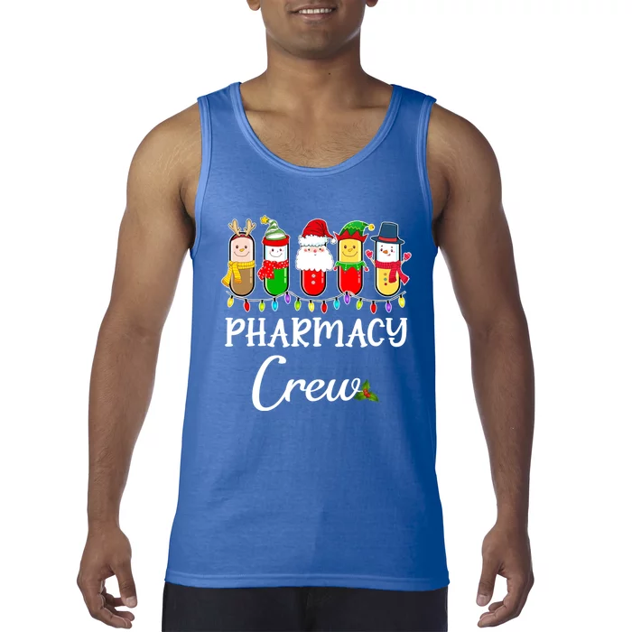 Christmas Pharmacy Crew Santa Reindeer Costume Pharmacist Gift Tank Top