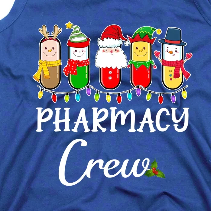 Christmas Pharmacy Crew Santa Reindeer Costume Pharmacist Gift Tank Top