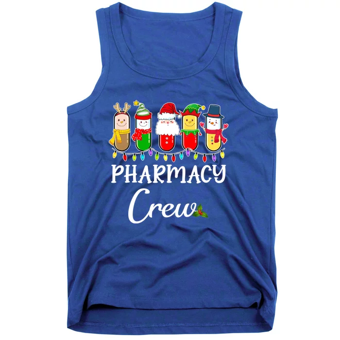 Christmas Pharmacy Crew Santa Reindeer Costume Pharmacist Gift Tank Top