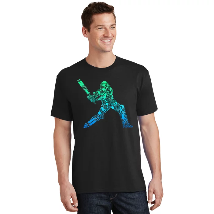 Cricket Player T-Shirt