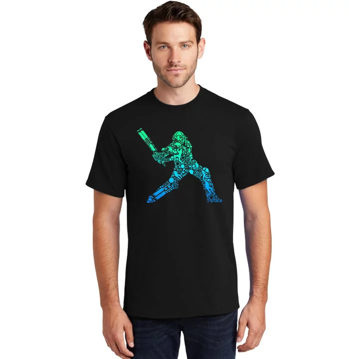 Cricket Player Tall T-Shirt