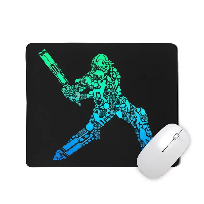 Cricket Player Mousepad