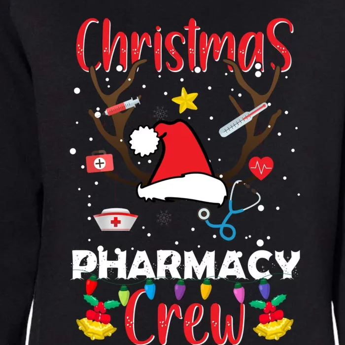 Christmas Pharmacy Crew Xmas Funny Christmas Matching Group Gift Womens California Wash Sweatshirt