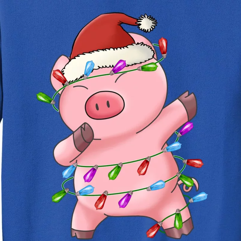 Cute Pig Christmas Dabbing Meaningful Gift Sweatshirt