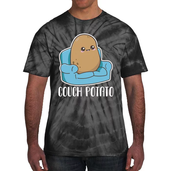 Couch Potato Cute Kawaii Funny Potato Costume Tie-Dye T-Shirt