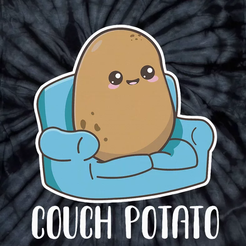 Couch Potato Cute Kawaii Funny Potato Costume Tie-Dye T-Shirt