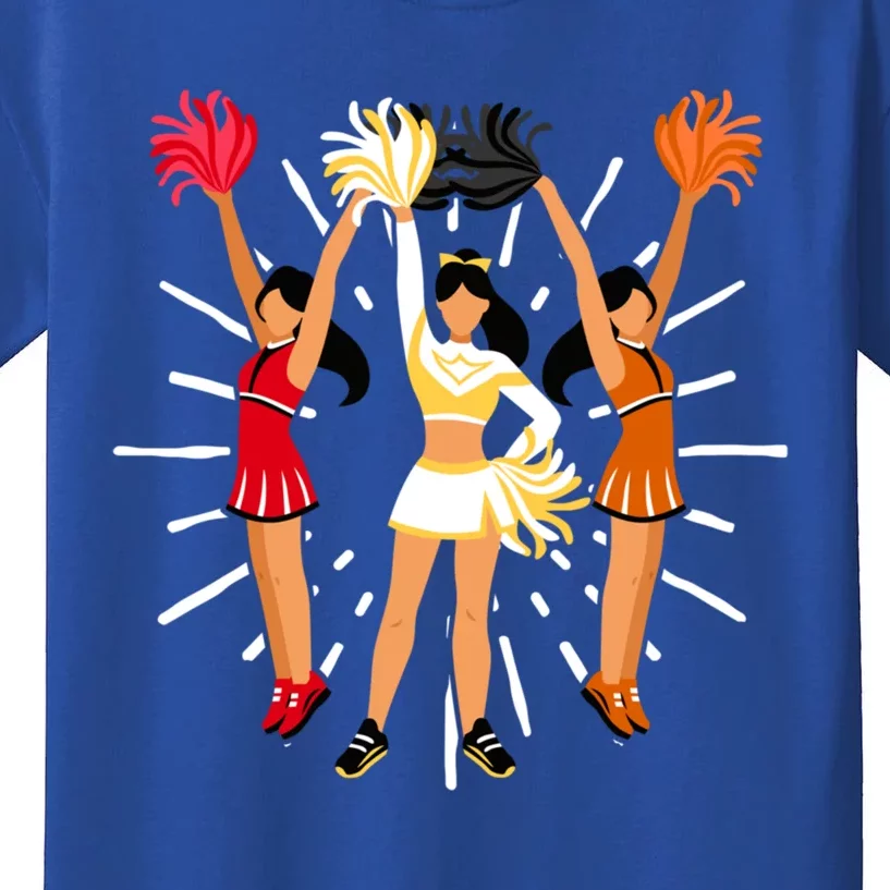 Cheering Practice Cheerleader Cheer Squad Cheerleading Gift Kids T-Shirt