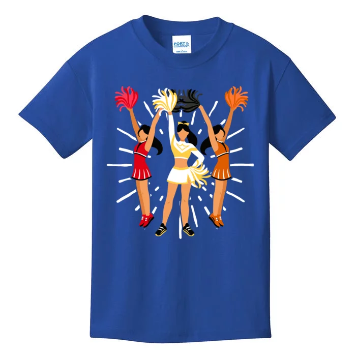 Cheering Practice Cheerleader Cheer Squad Cheerleading Gift Kids T-Shirt