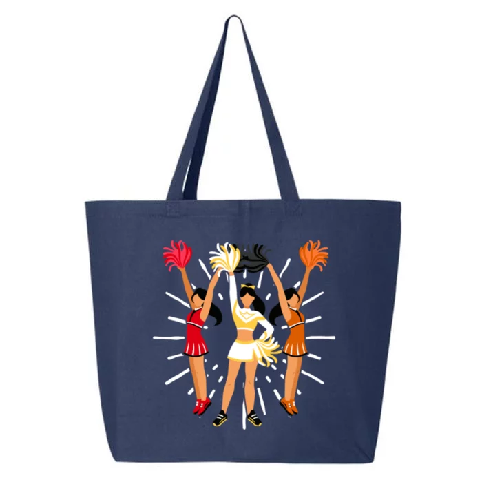 Cheering Practice Cheerleader Cheer Squad Cheerleading Gift 25L Jumbo Tote