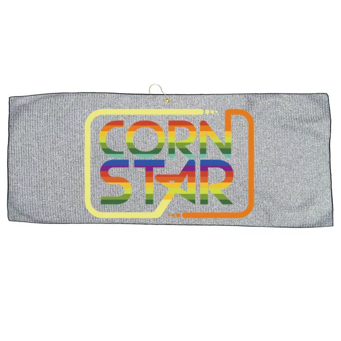 Cornhole Product Corn Star Designs Cornhole Graphic Large Microfiber Waffle Golf Towel