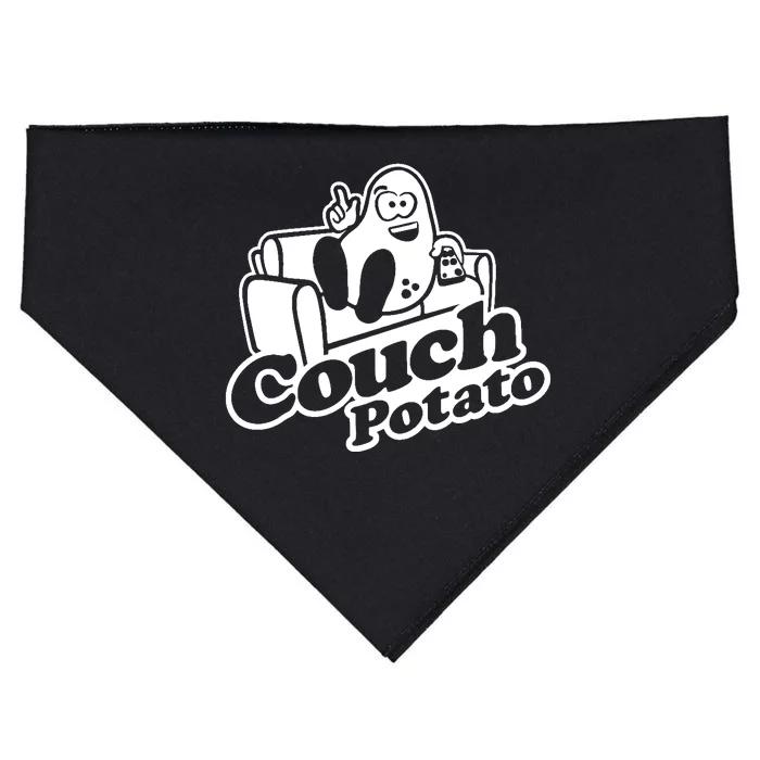 Couch Potato Couchpotato USA-Made Doggie Bandana