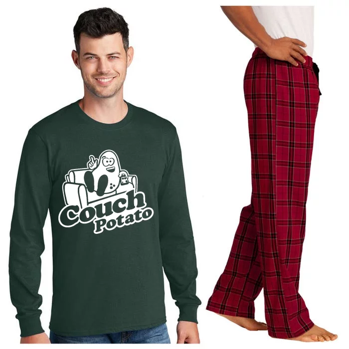 Couch Potato Couchpotato Long Sleeve Pajama Set