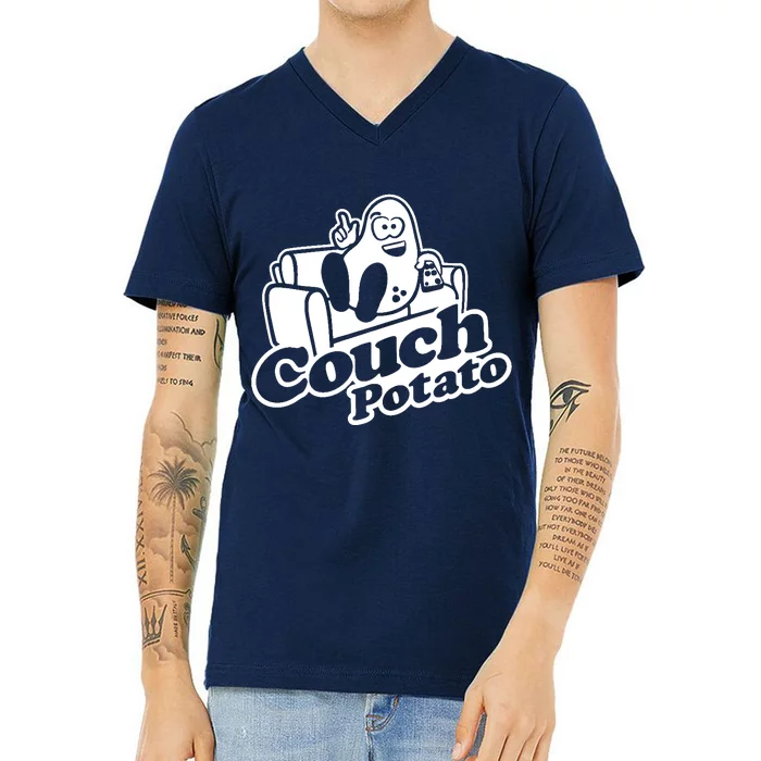 Couch Potato Couchpotato V-Neck T-Shirt