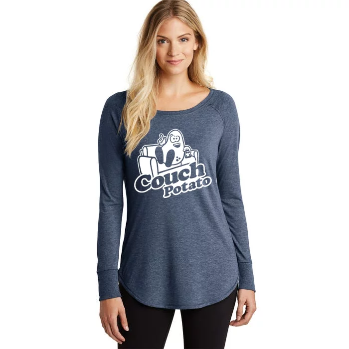 Couch Potato Couchpotato Women's Perfect Tri Tunic Long Sleeve Shirt