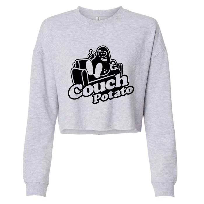 Couch Potato Couchpotato Cropped Pullover Crew